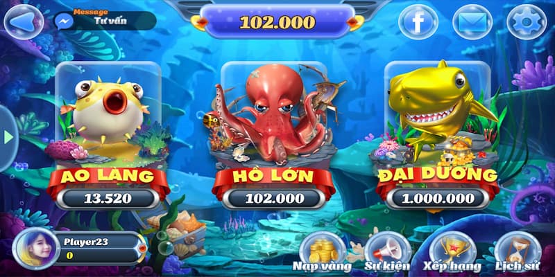 Những tính năng đặc biệt chỉ có tại bắn cá thần tài Fun88